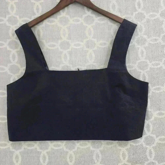 ASOS Tops - Asos Design Black Crop Tank Top Women's 10